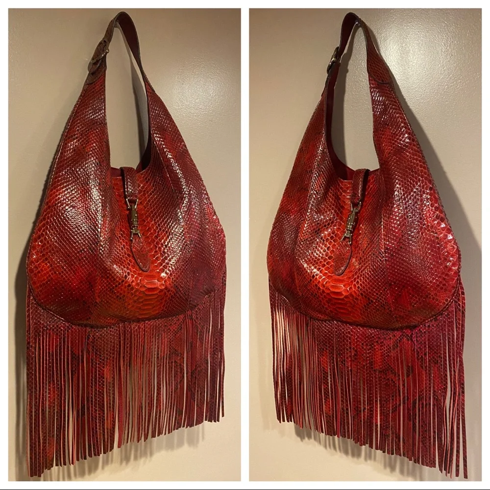 New Gucci Python Handbag - Picture 10 of 12